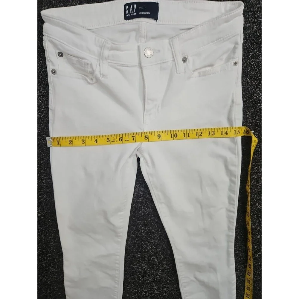 Gap High Rise Cigarette Ankle Jeans 25 Regular 14/32 T